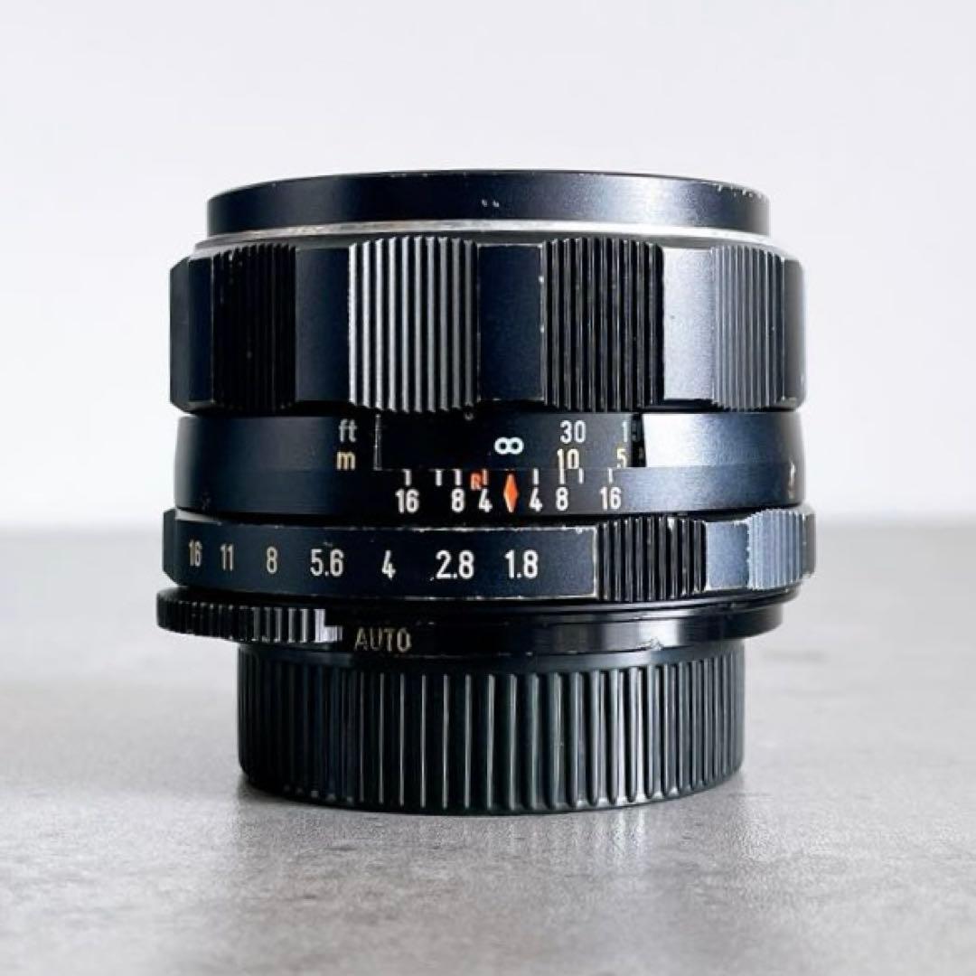 【虹色美フレア】 Super Takumar 55mm f1.8 整備済 m42