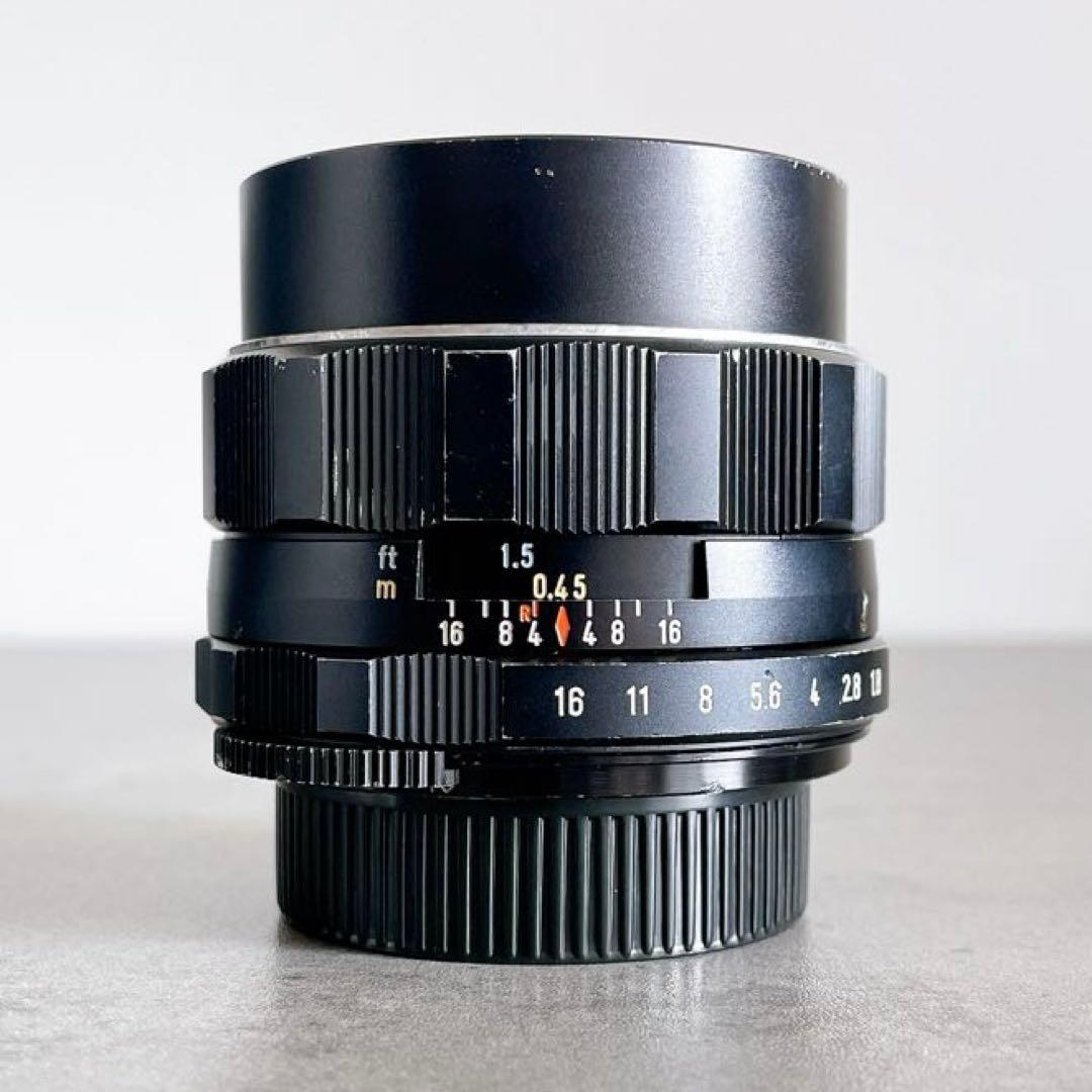 【虹色美フレア】 Super Takumar 55mm f1.8 整備済 m42