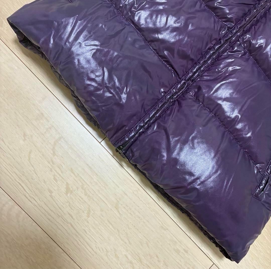 激レア✨高級ダウン デュベティカ 希少 紫 極上 ラクーンファー ベスト38