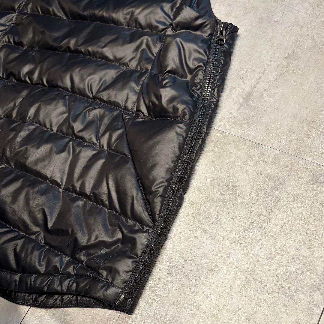 【PUMA STAMPD】 ナイロン ダウンベストL ブラック