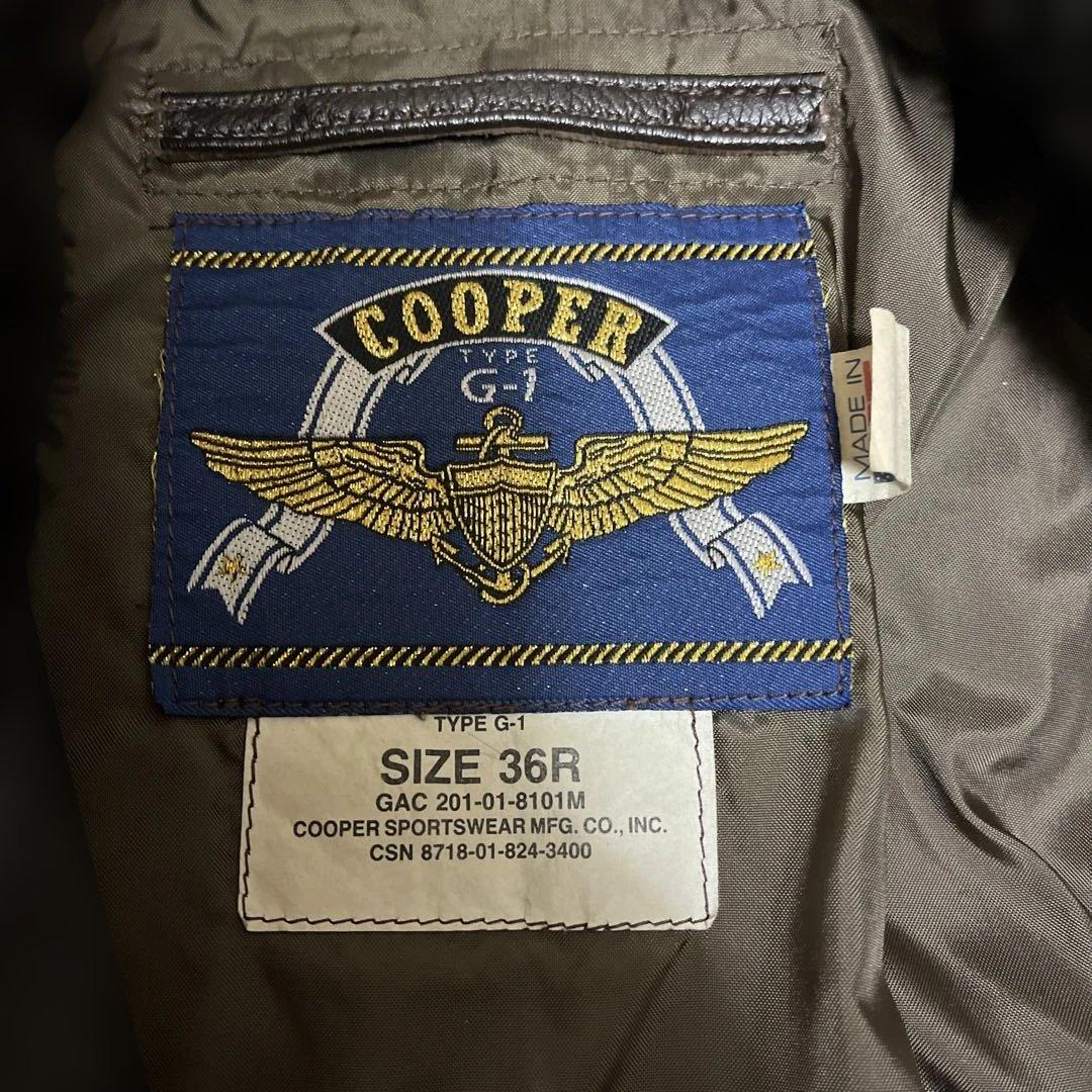 ジョー太郎　米軍海軍　G-1 フライトジャケット　COOPER社
