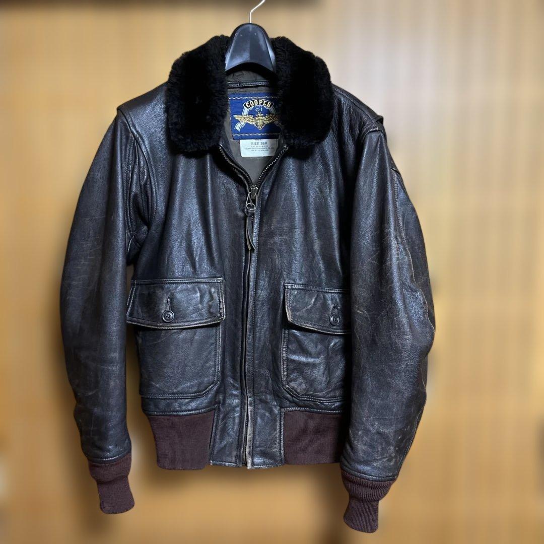 ジョー太郎　米軍海軍　G-1 フライトジャケット　COOPER社
