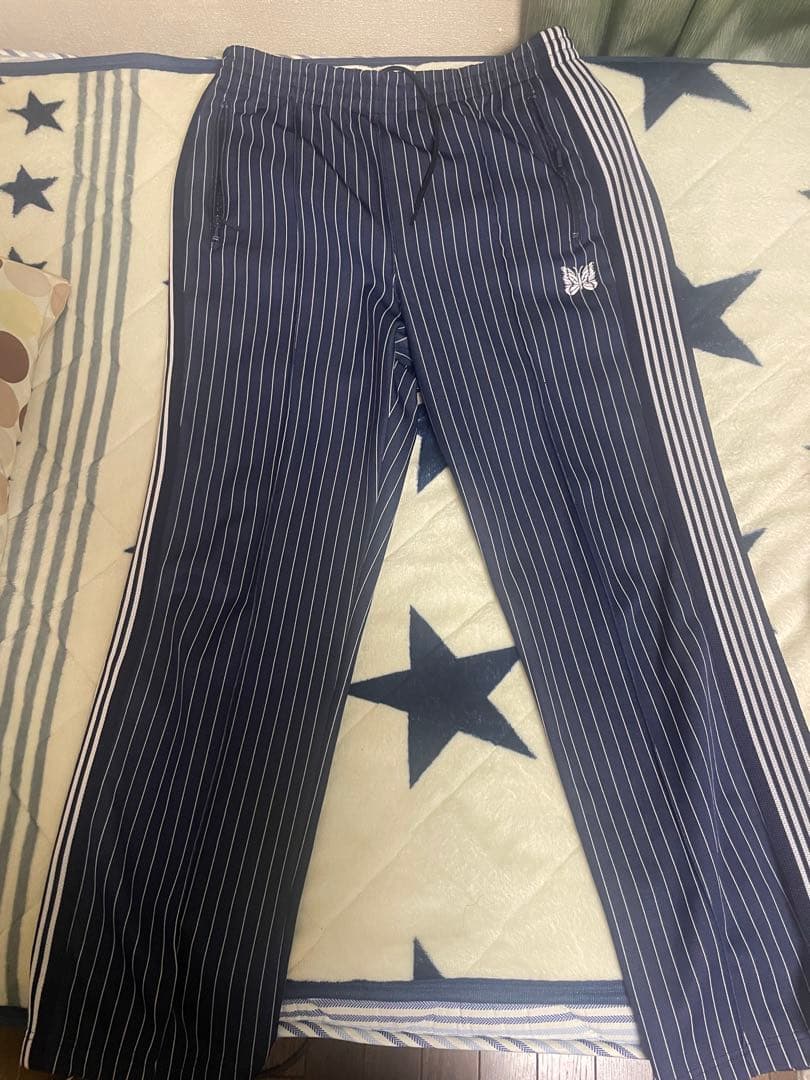 Needles STUDIOUS別注トラックパンツ　ネイビー　型番OT1554