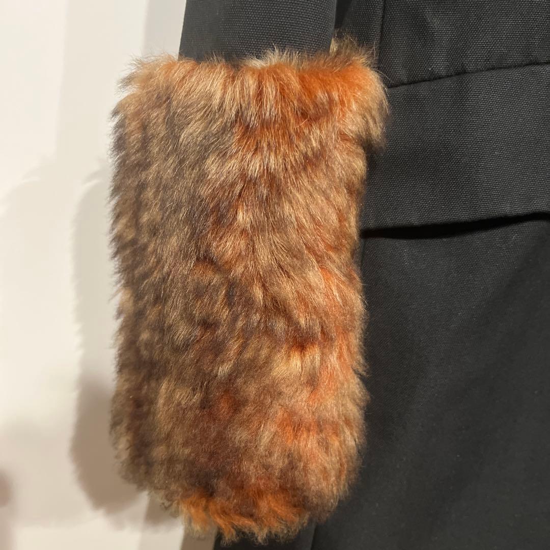 ドリスヴァンノッテン　袖ファー切り替えコート　希少