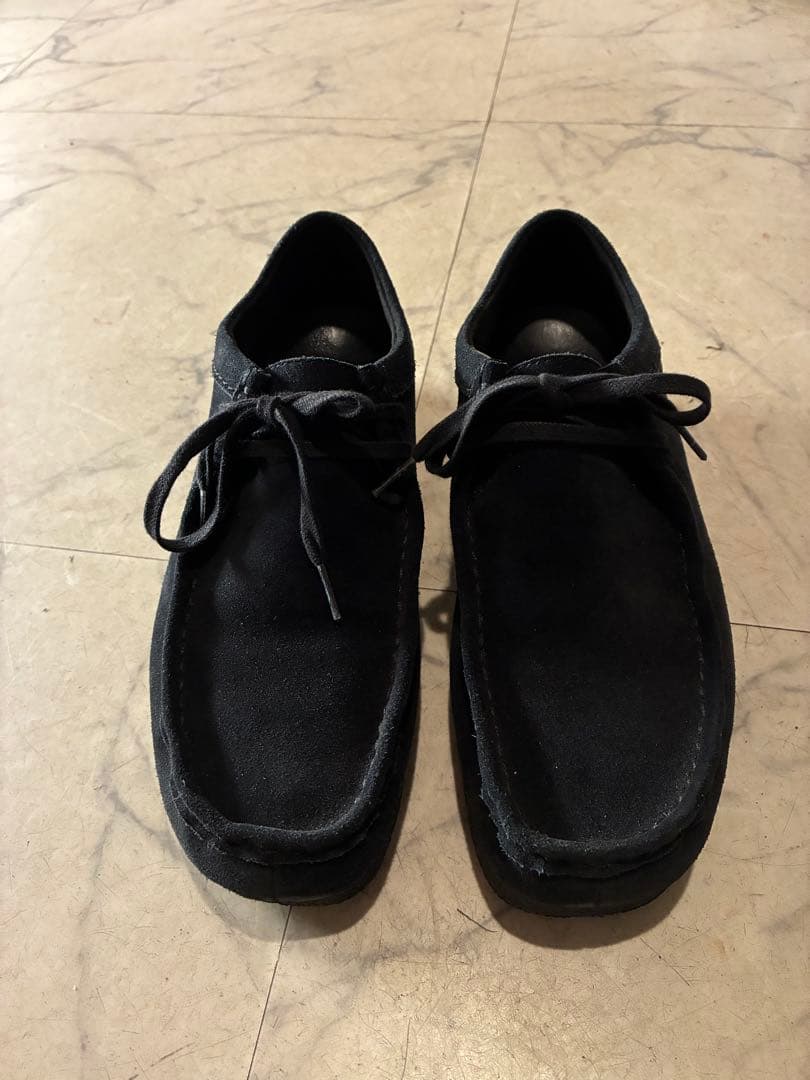 Clarks ワラビー ブラック 27.5cm ※UK8 1/2
