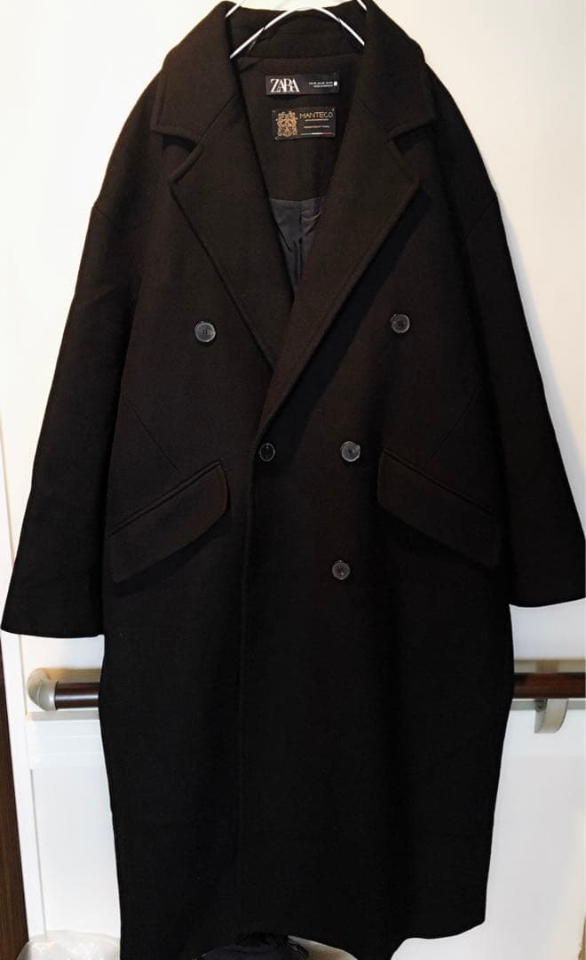 【未使用】ZARA MANTECO ダブル　チェスターコート　M