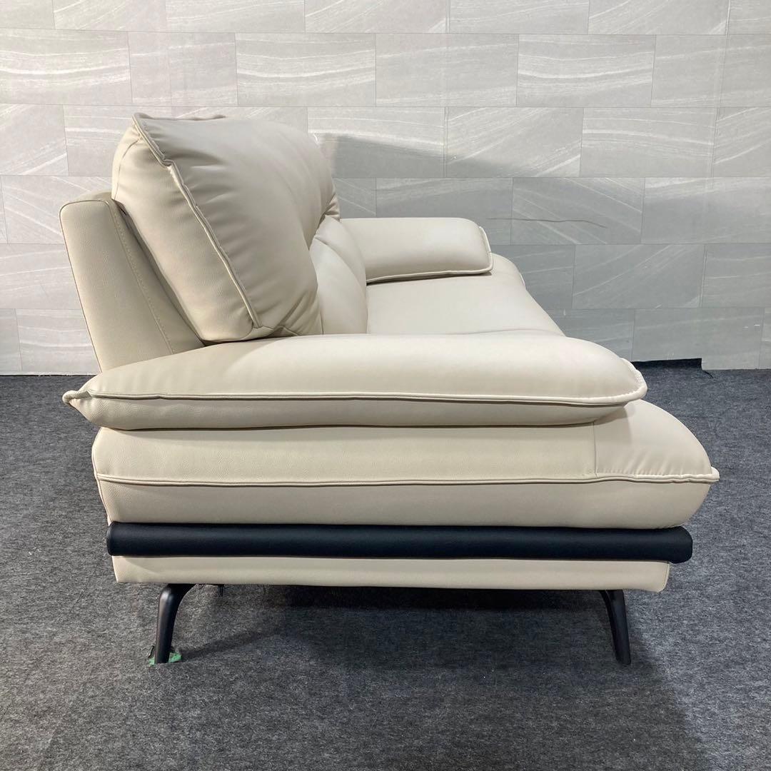 ニトリ 革張りソファ ロゾ Nシールド アンチウイルス 2人がけ d4807