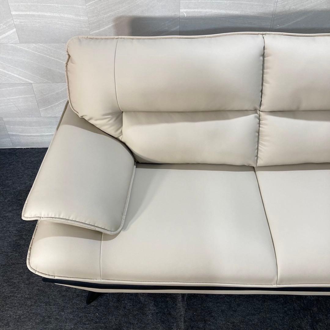 ニトリ 革張りソファ ロゾ Nシールド アンチウイルス 2人がけ d4807