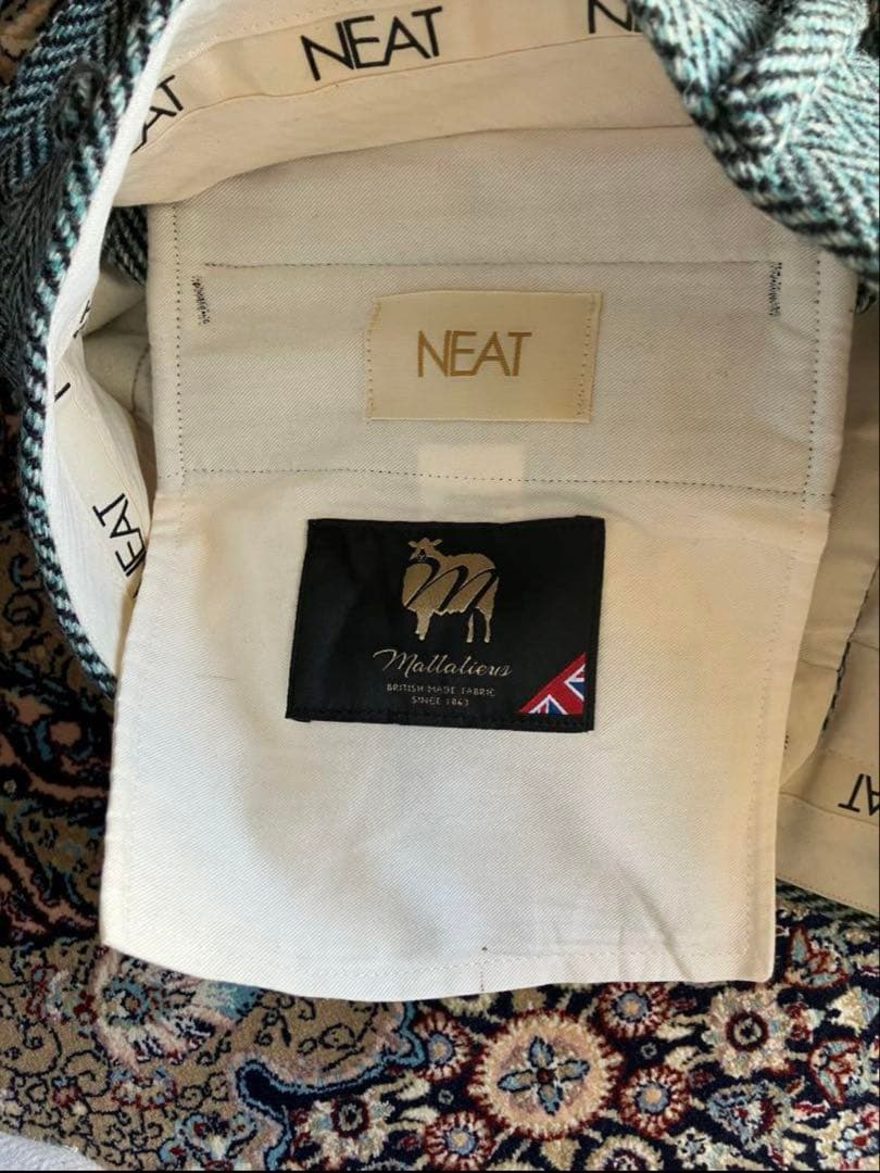 パンツ NEAT Mallalieys Tweed Herringbone Wide