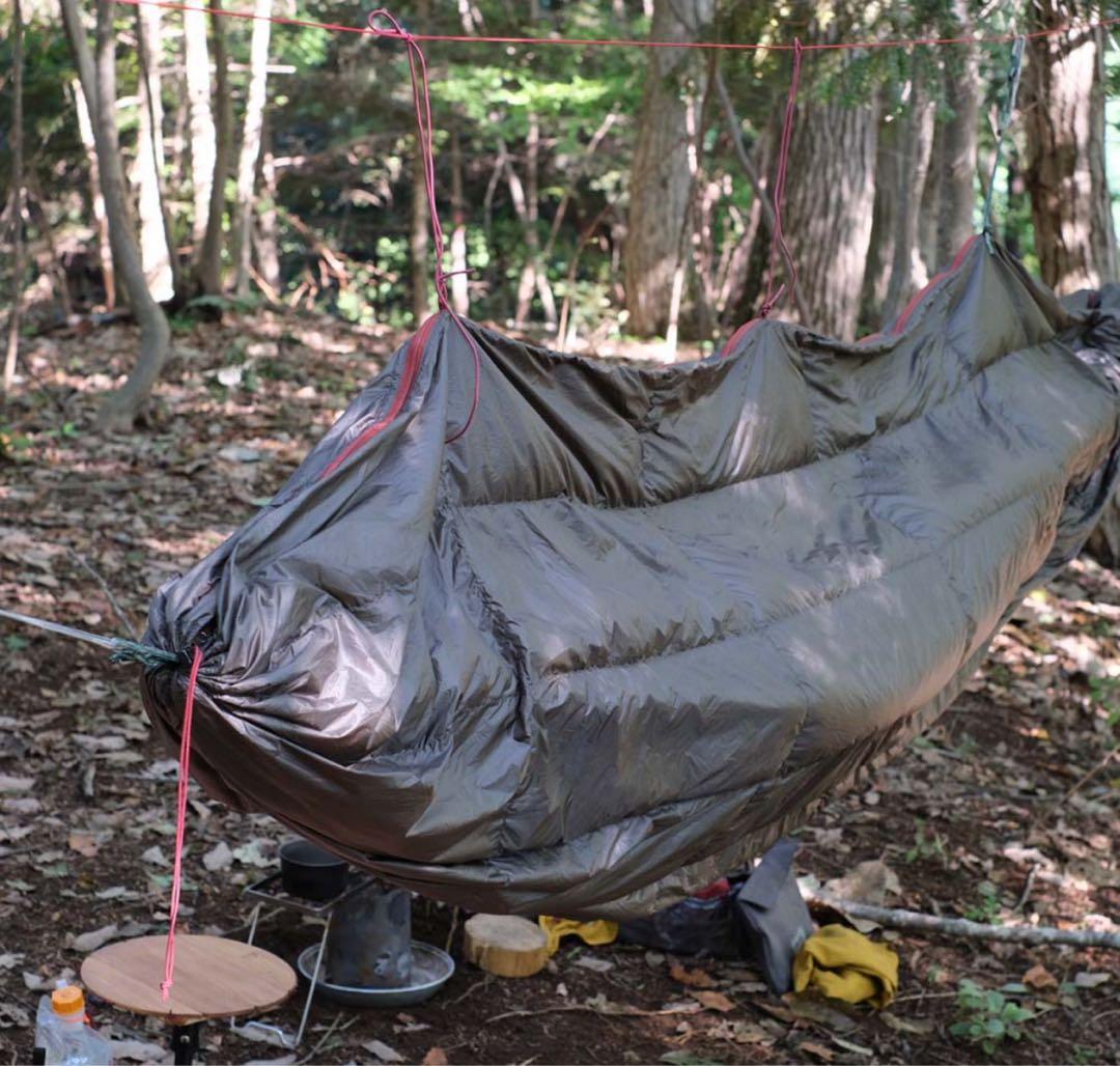 未使用に近いハンモックフルカバーキルト 180 ケンポウ色