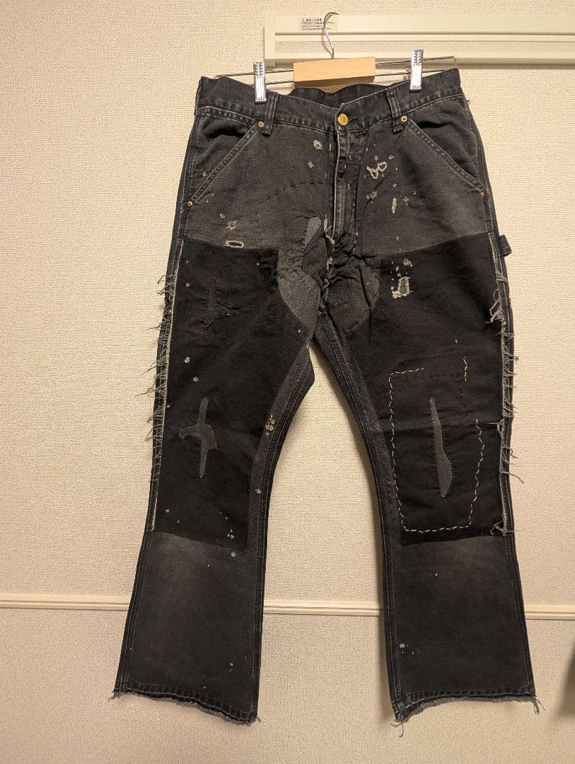 パンツ SAINT MICHAEL DOUBLE KNEE DENIM S
