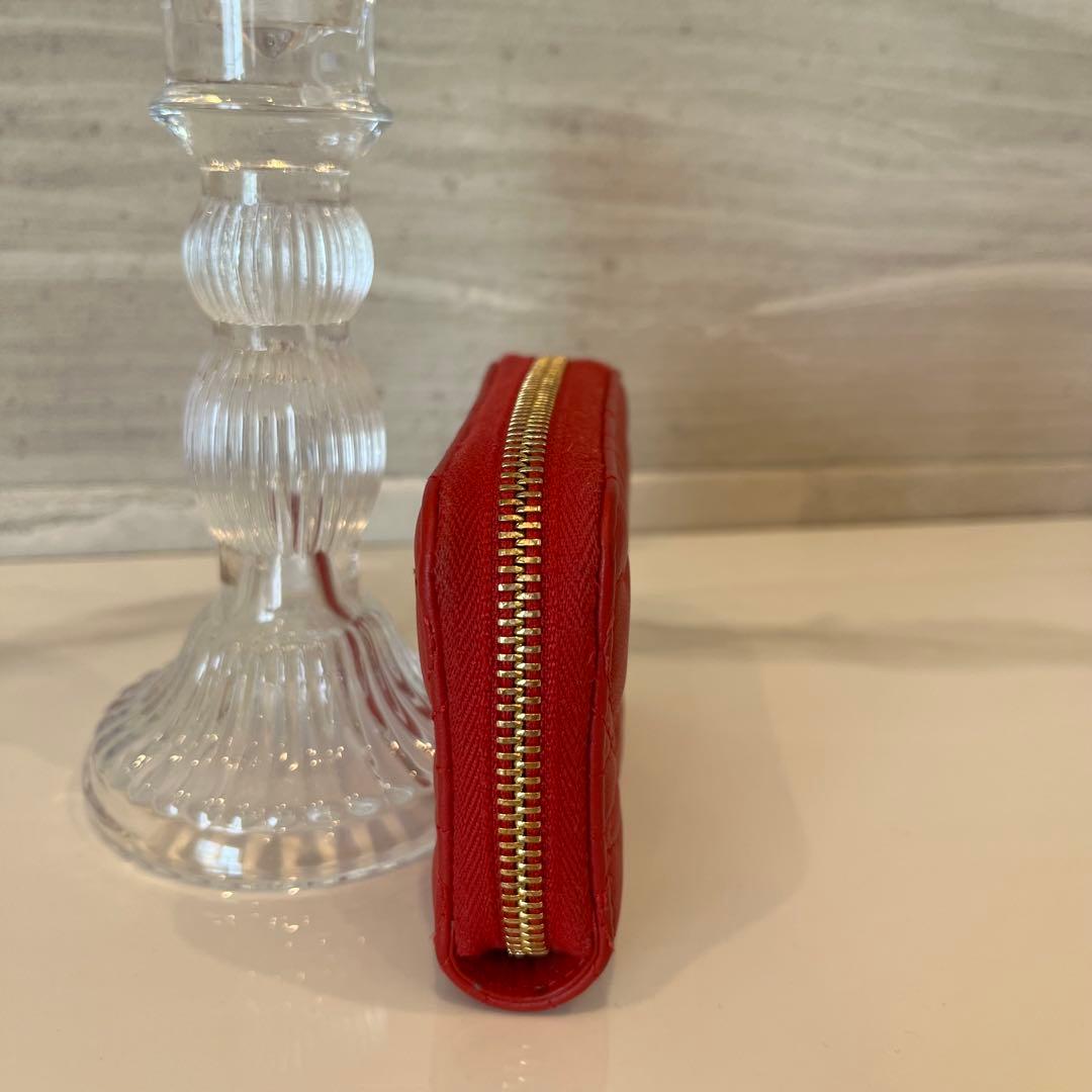 LADY DIOR スモール ジップケース ハート