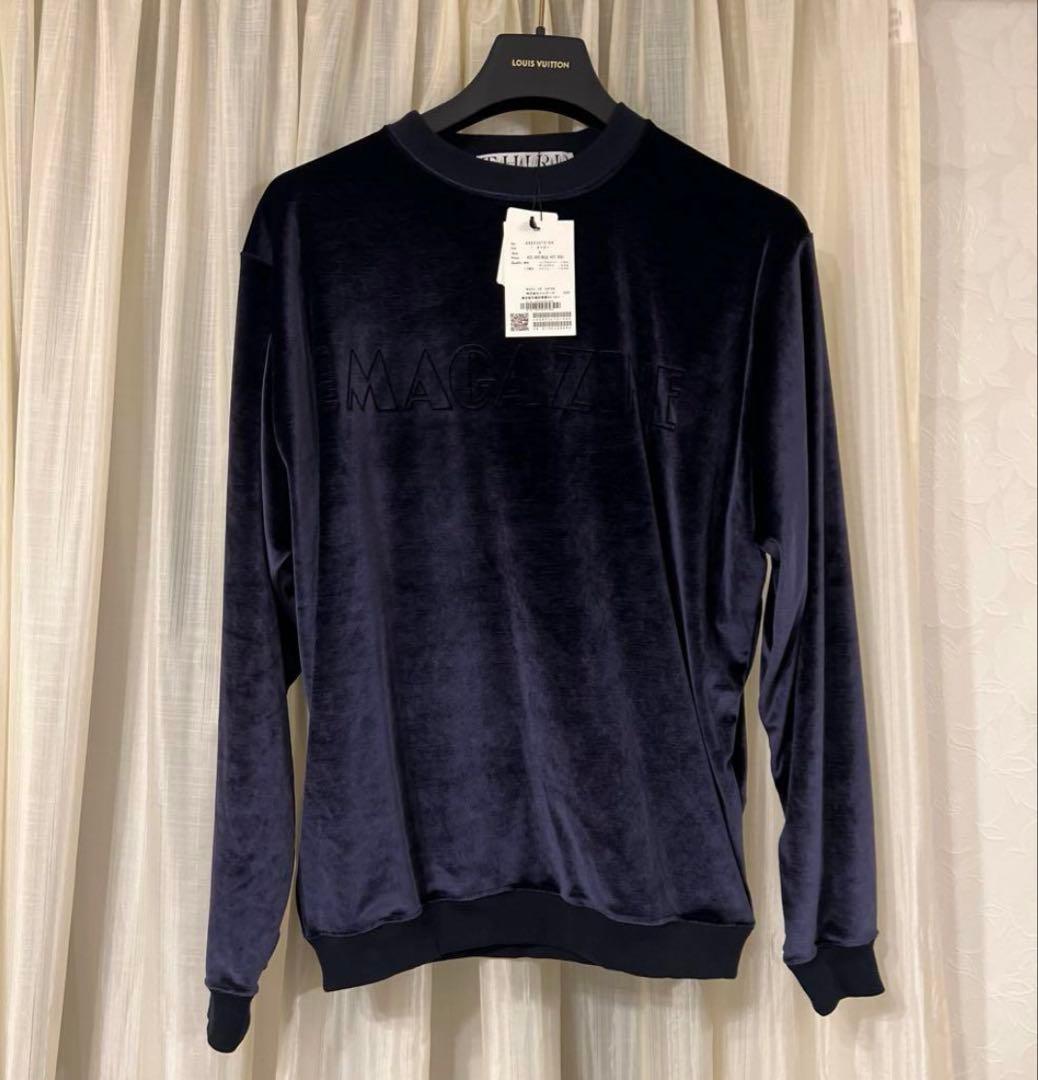 サードマガジン　ベロアロゴロングTシャツ