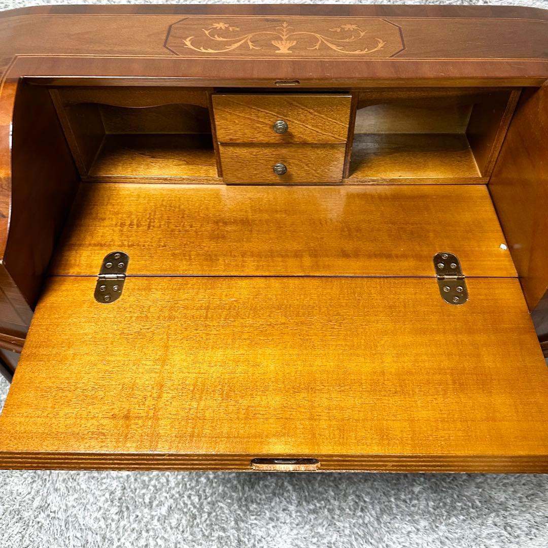 Tarocco ライティングビューロー　キャビネット　イタリア製　象嵌 猫脚