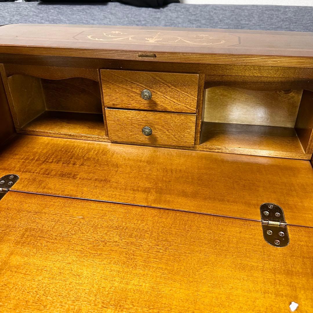 Tarocco ライティングビューロー　キャビネット　イタリア製　象嵌 猫脚