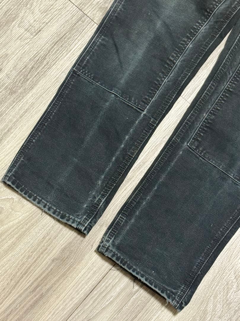 鬼フェード carhartt ダブルニーペインターパンツ BLK ブラック　33