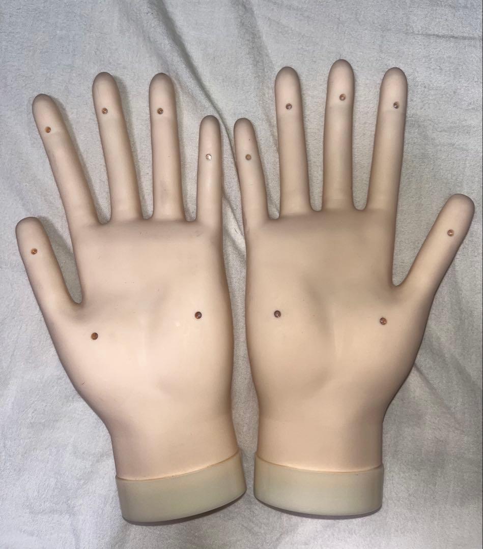 JNECモデルハンド ネイルチップ キューティクルシール スペース両面テープ