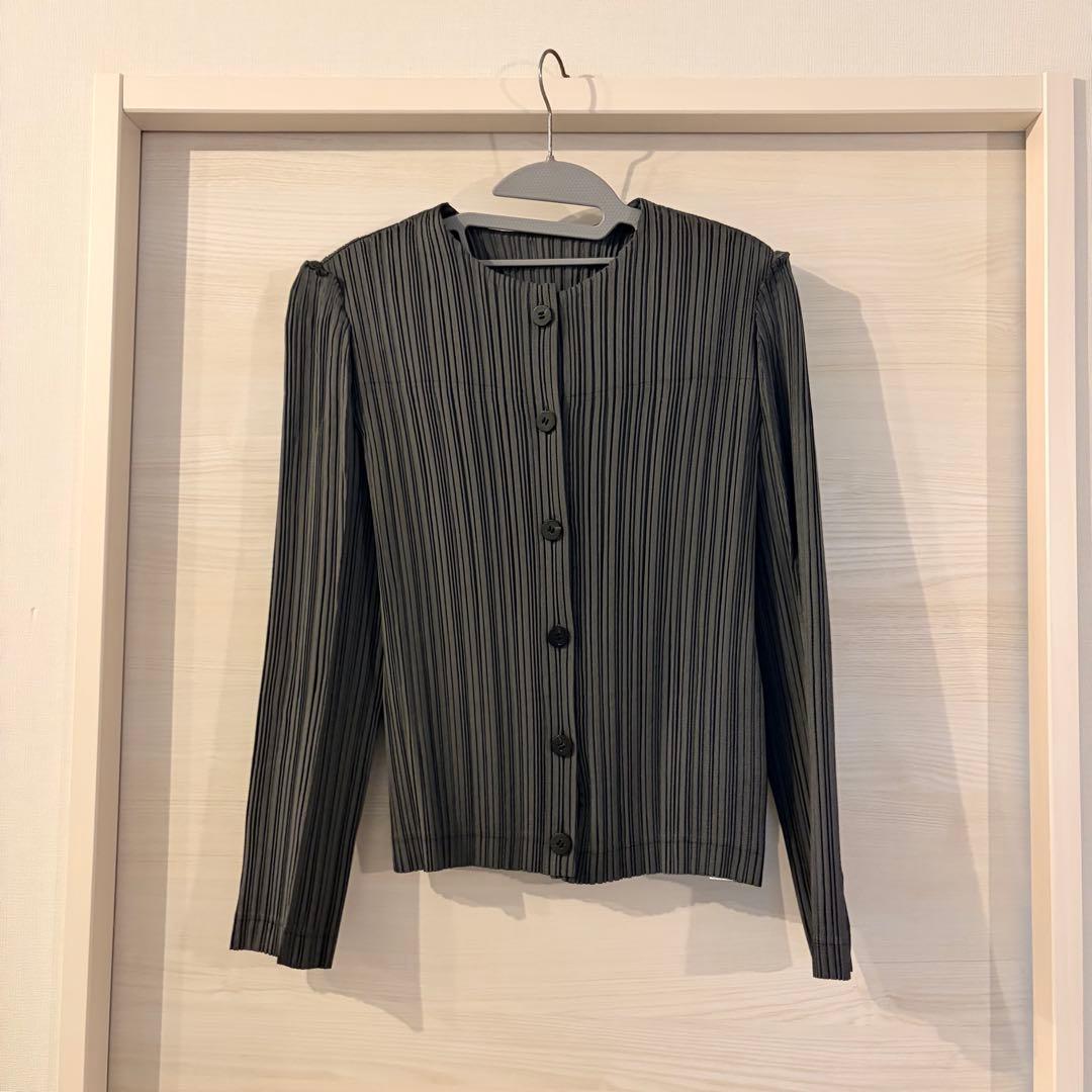 イッセイミヤケ　ジャケット　グレー　美品　ヴィンテージ