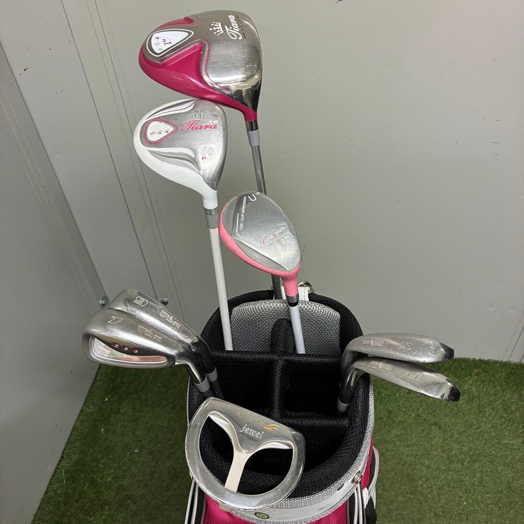 レディースゴルフクラブセット【Callaway】【Wilson】【Tiara】★