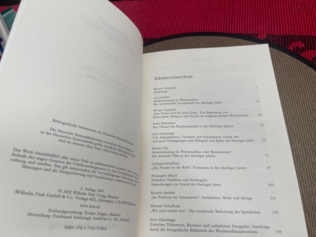 洋書 Die Kultur der 50er Jahre