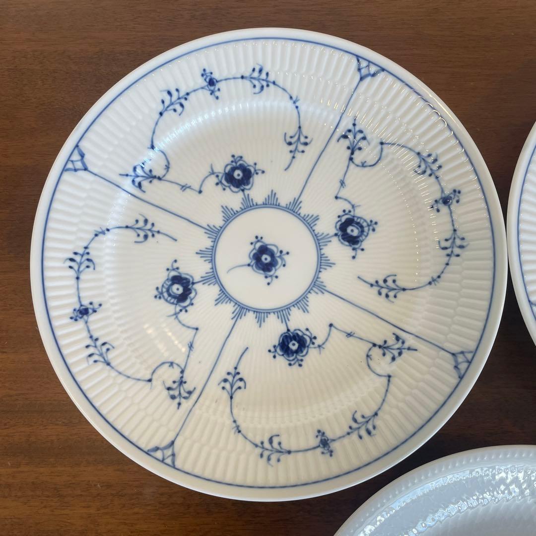 ロイヤルコペンハーゲン ブルーフルーテッド プレイン プレート 27cm