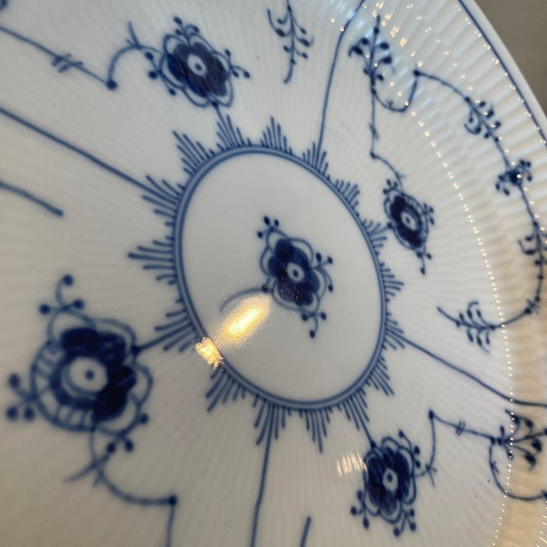 ロイヤルコペンハーゲン ブルーフルーテッド プレイン プレート 27cm