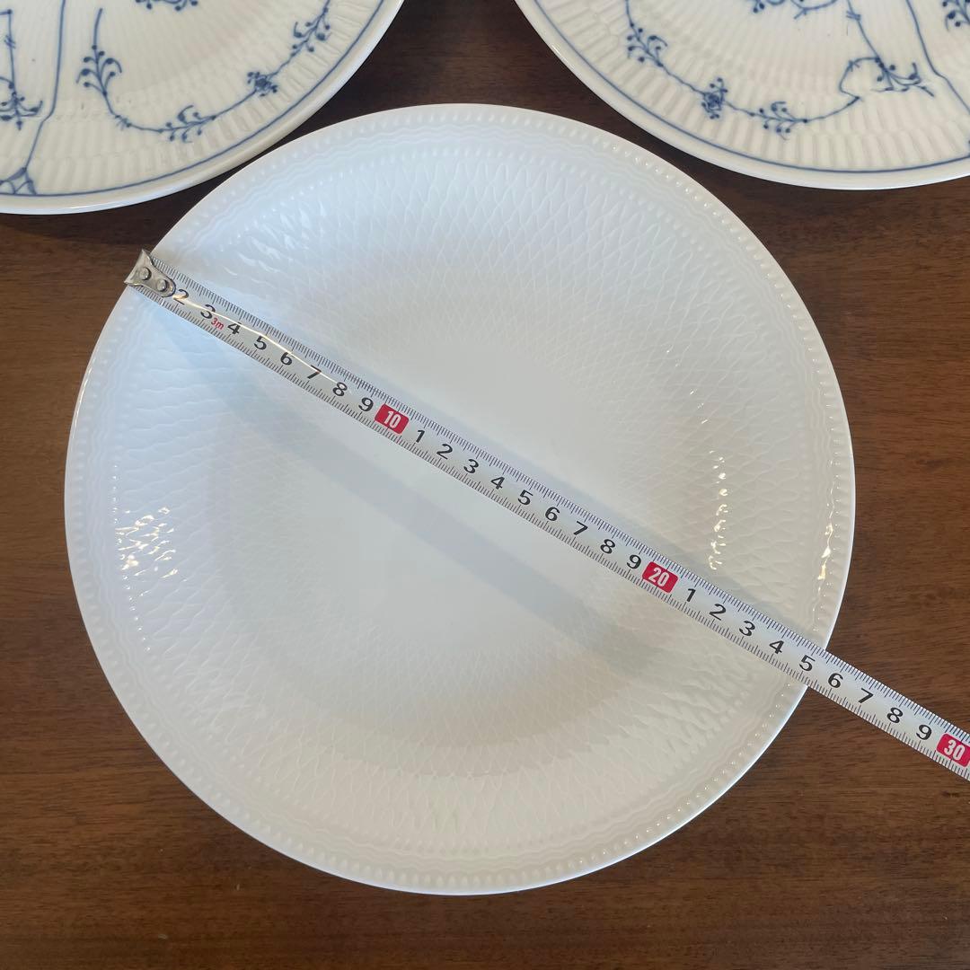 ロイヤルコペンハーゲン ブルーフルーテッド プレイン プレート 27cm