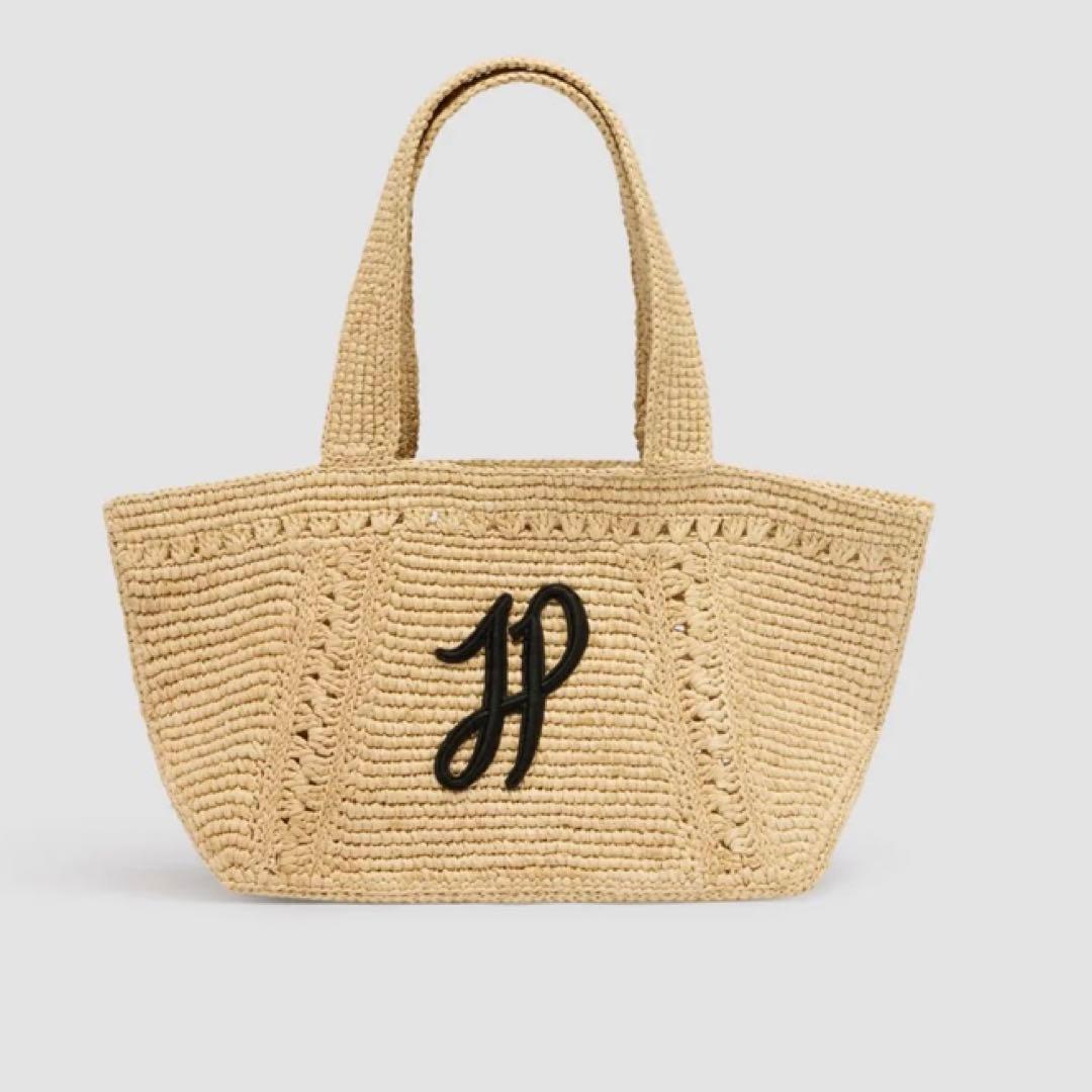 新品未使用！Patou ラフィアバッグスモール