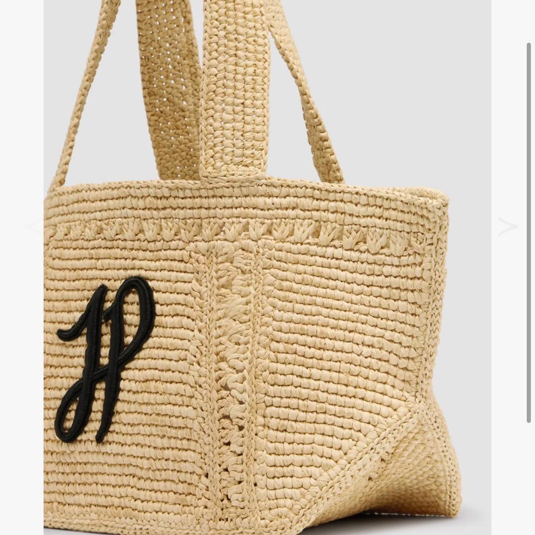 新品未使用！Patou ラフィアバッグスモール