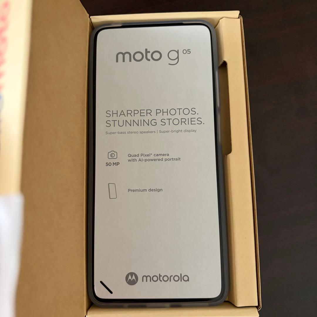 美品 moto g05 SIMフリー