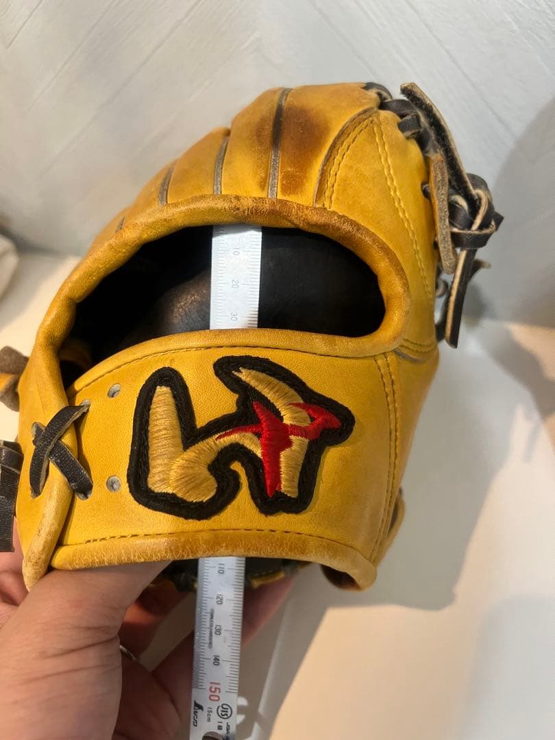 World Series 野球グローブ 右投げ用 イエロー