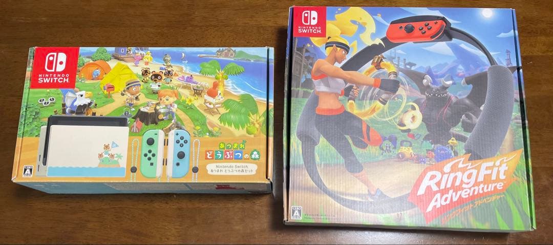 Switchどうぶつの森セット＋Ring Fit Adventure