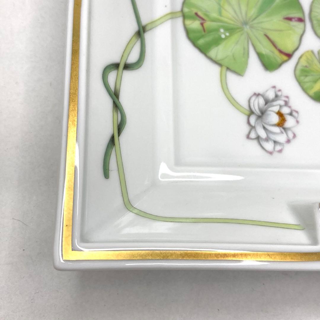 希少✨HERMES エルメス ナイルの庭 アッシュトレイ 灰皿 蓮の花
