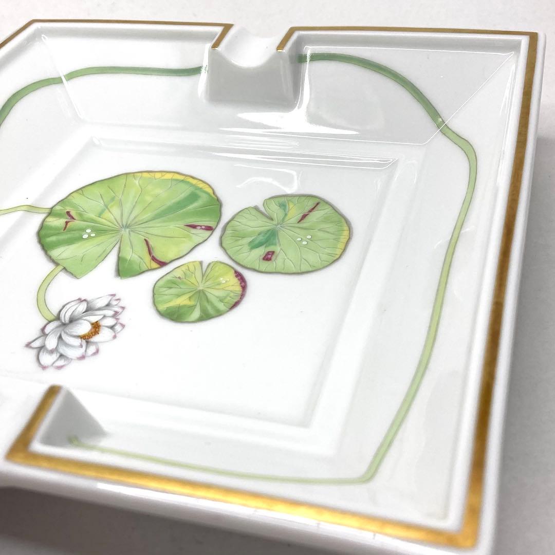 希少✨HERMES エルメス ナイルの庭 アッシュトレイ 灰皿 蓮の花