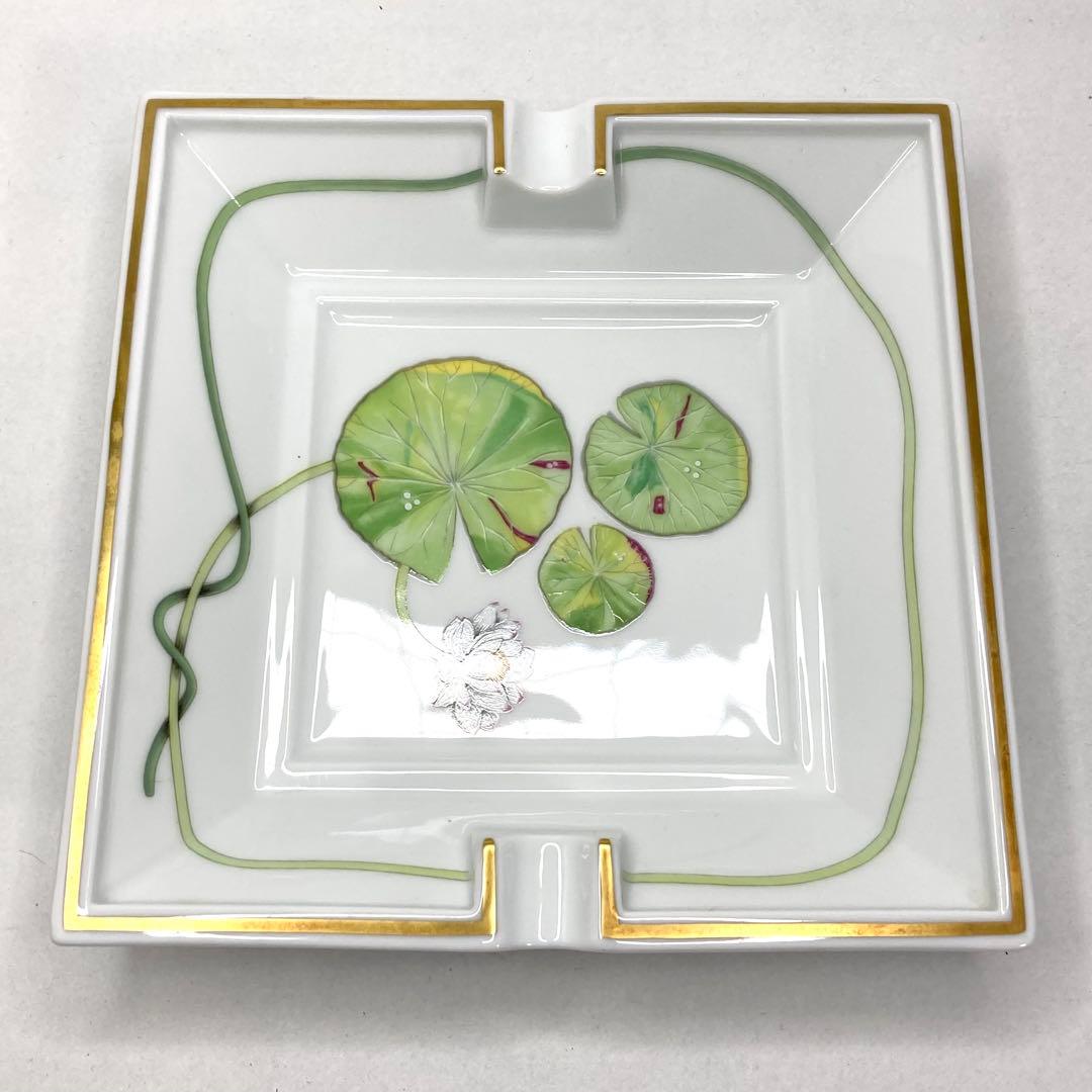希少✨HERMES エルメス ナイルの庭 アッシュトレイ 灰皿 蓮の花