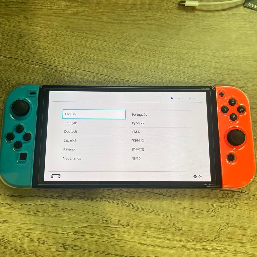 Nintendo Switch 有機EL本体 プロコン 128G SDカード付き