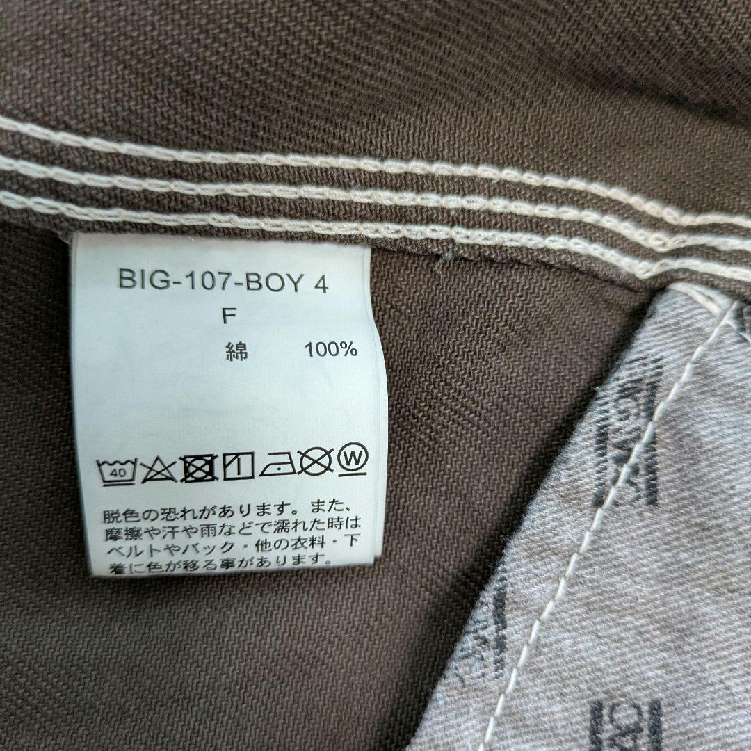 BEAMS BOY × BIG MAC 別注 オーバーオール ブラウン F