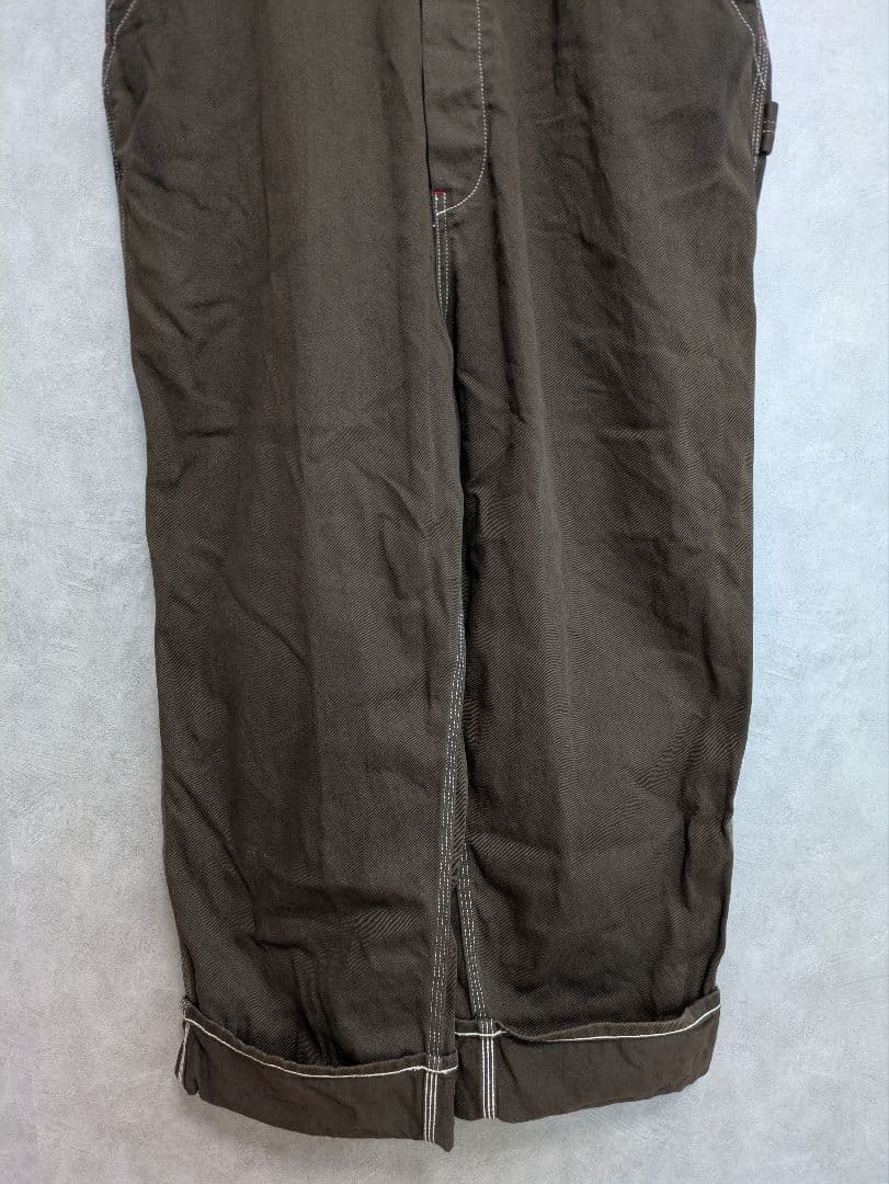 BEAMS BOY × BIG MAC 別注 オーバーオール ブラウン F