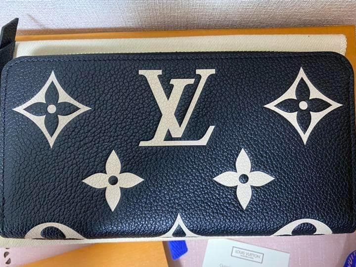 モノグラムバイカラー　ジッピーウォレット