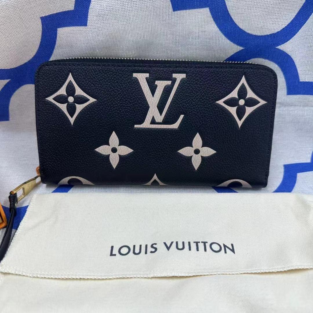 モノグラムバイカラー　ジッピーウォレット