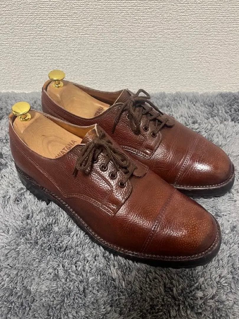ケンゴン？ CROCKETT&JONES ブラウンレザーシューズ　UK7 1/2