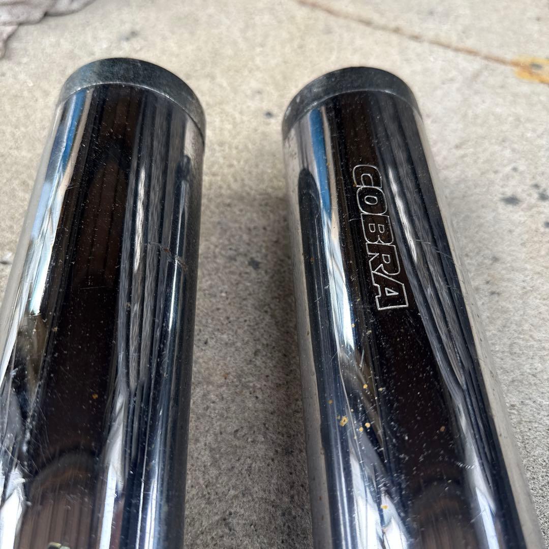 COBRA クローム ストレートマフラー