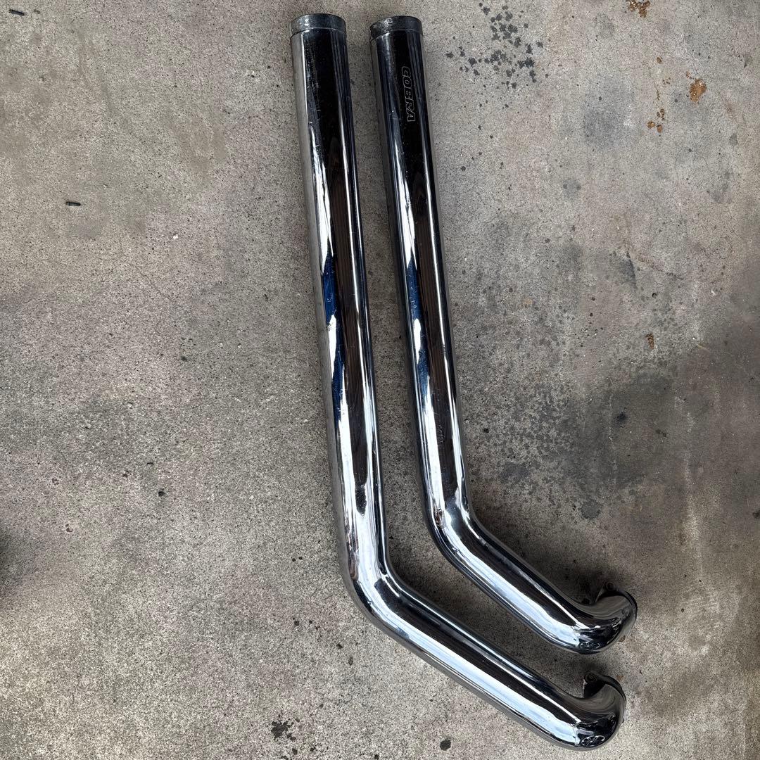 COBRA クローム ストレートマフラー