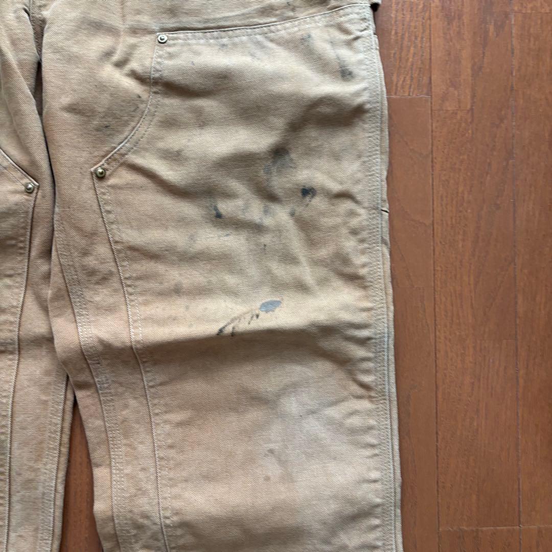 90's usa製Carhartt ベージュ カーゴパンツ 36x32