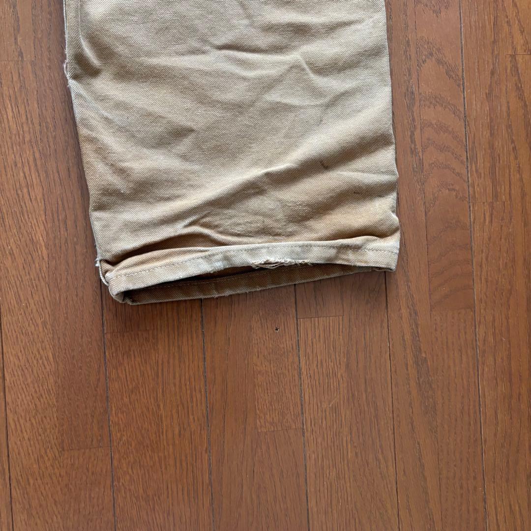 90's usa製Carhartt ベージュ カーゴパンツ 36x32