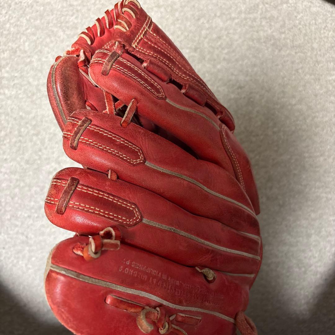 Global Elite 軟式グローブ レッド