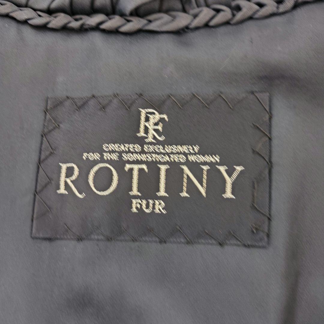 Rotiny 三越 ダークミンク ファーコート 9号