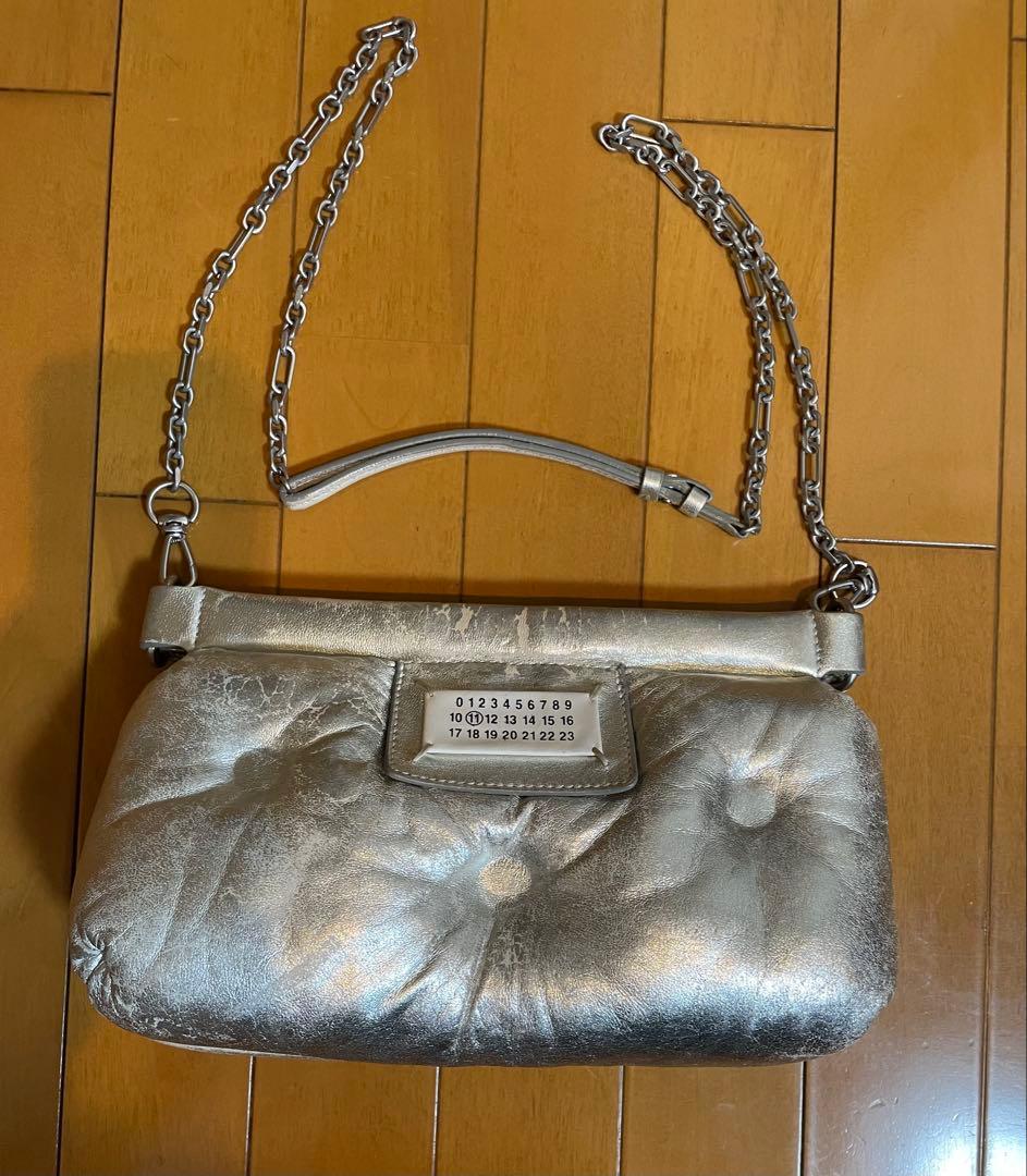 メゾンマルジェラ　バッグ　グラムスラム　状態不良　ジャンク　表面剥がれ多数
