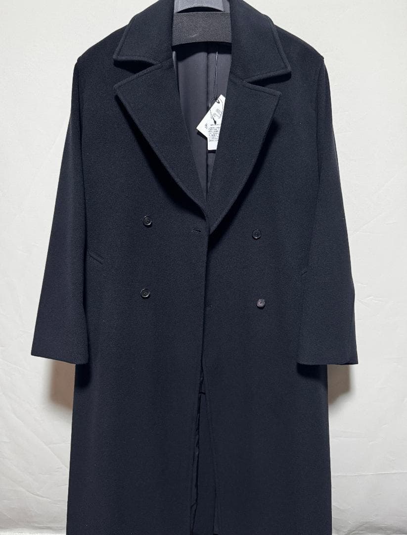オーラリー ウールモッサチェスターコート サイズ1 ブラック 新品 本物 今季