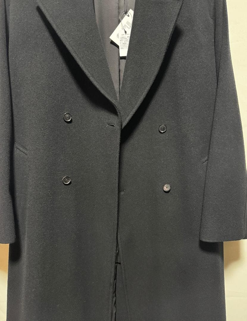オーラリー ウールモッサチェスターコート サイズ1 ブラック 新品 本物 今季